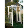 Tustin Picket Vinyl Arbor white