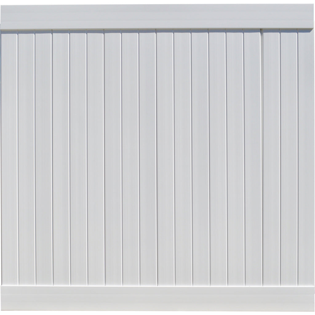 EZ Fence Vinyl Privacy Fence 6ft. x 6ft. White