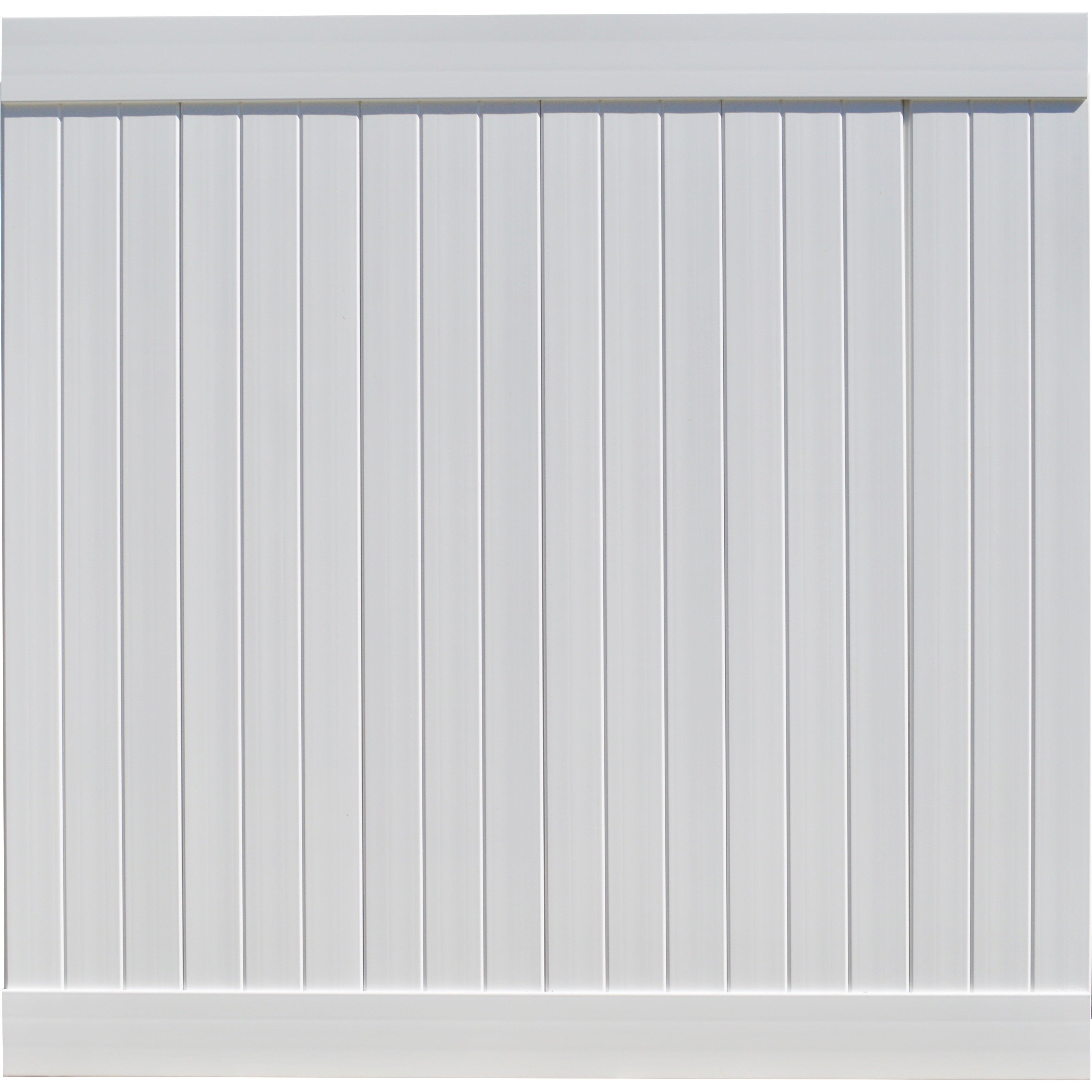 EZ Fence Vinyl Privacy Fence 6ft. x 6ft. White
