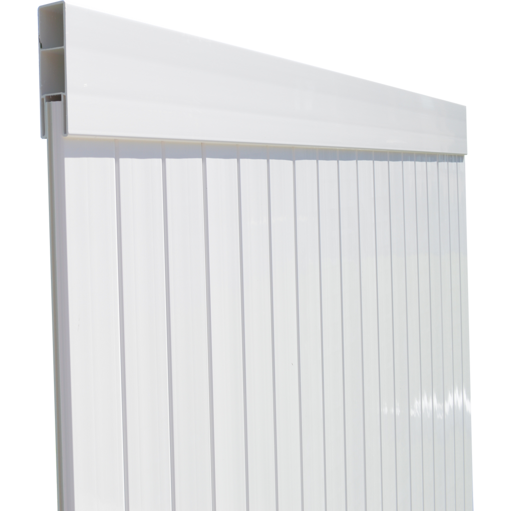 EZ Fence Vinyl Privacy Fence 6ft. x 6ft. White