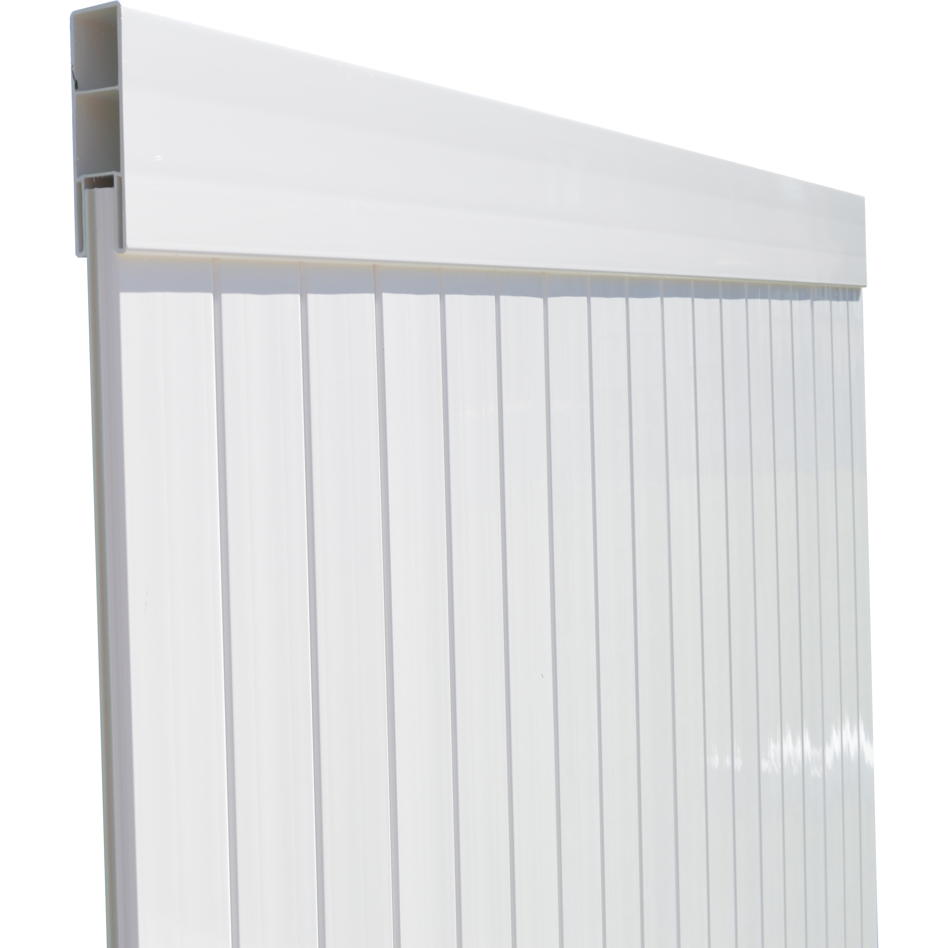 EZ Fence Vinyl Privacy Fence 6ft. x 6ft. White