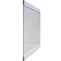 EZ Fence Vinyl Privacy Fence 6ft. x 6ft. White