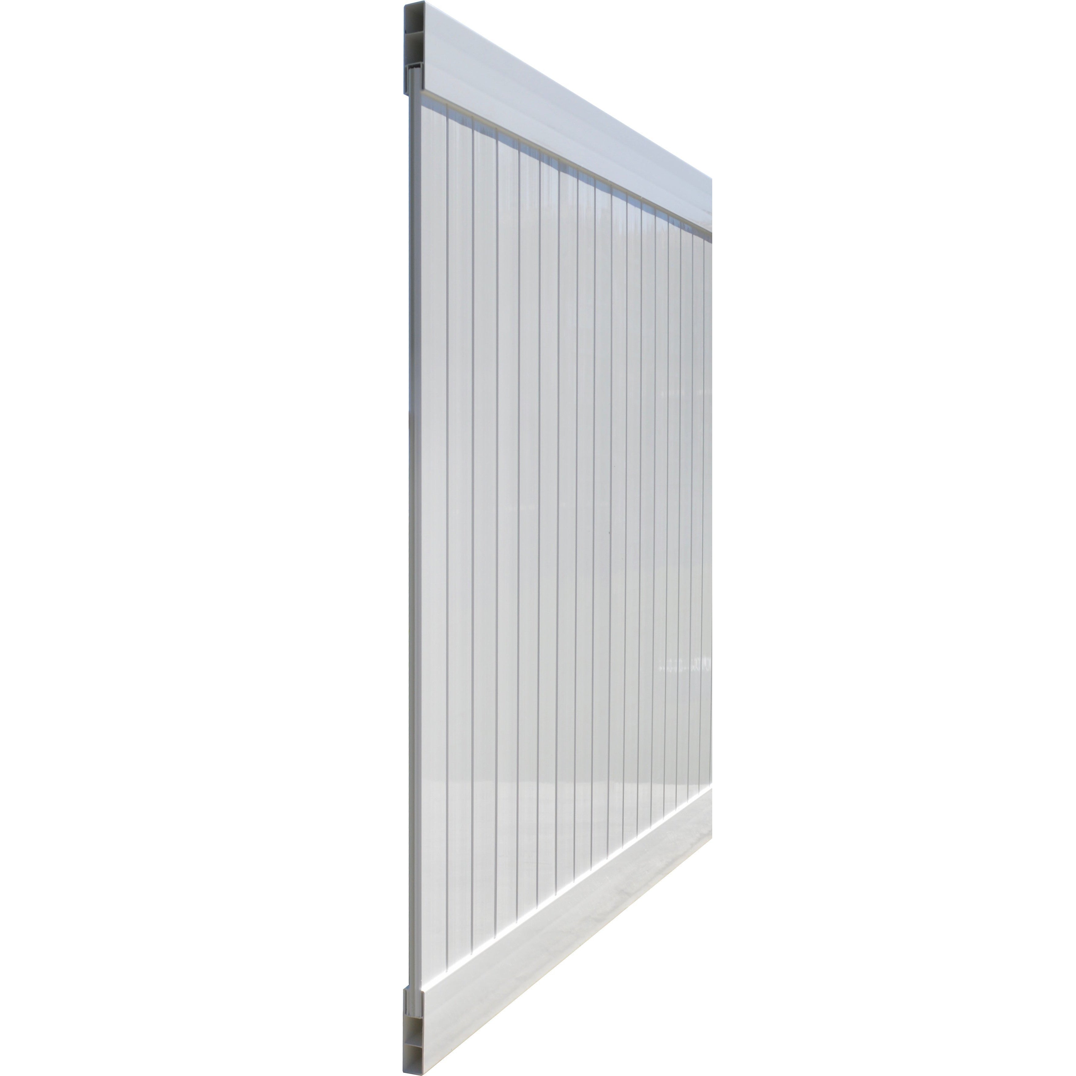 EZ Fence Vinyl Privacy Fence 6ft. x 6ft. White